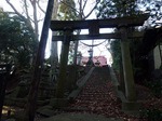 日和田八幡神社の鳥居　Torii of the Yawata shrine